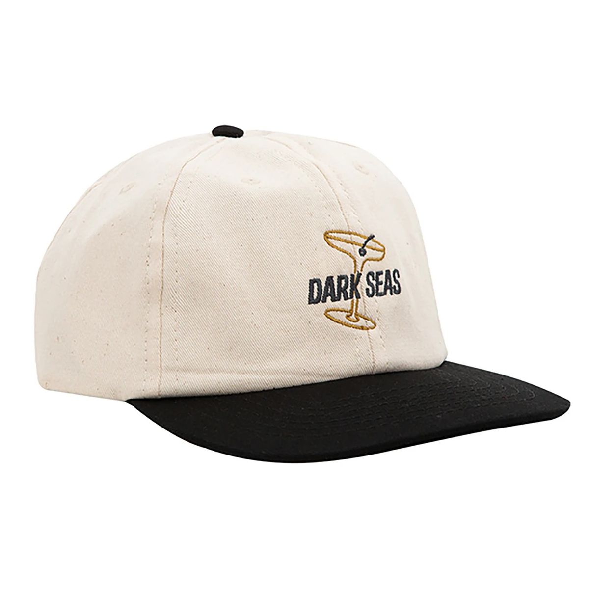 DARK SEAS CONTINENTAL HAT WHITE/BLACK