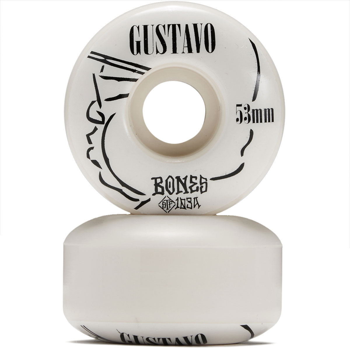 BONES WHEELS GUSTAVO SMALLS V1 STF 103A (53MM) - The Drive Skateshop