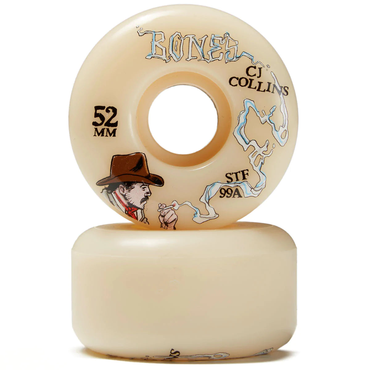BONES WHEELS CJ COLLINS COWBOY UP LOCKS STF 103A (52MM/53MM) - The Drive Skateshop