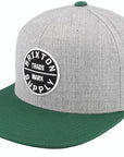 BRIXTON HAT - OATH III LIGHT HEATHER GREY/SPRUCE - The Drive Skateshop
