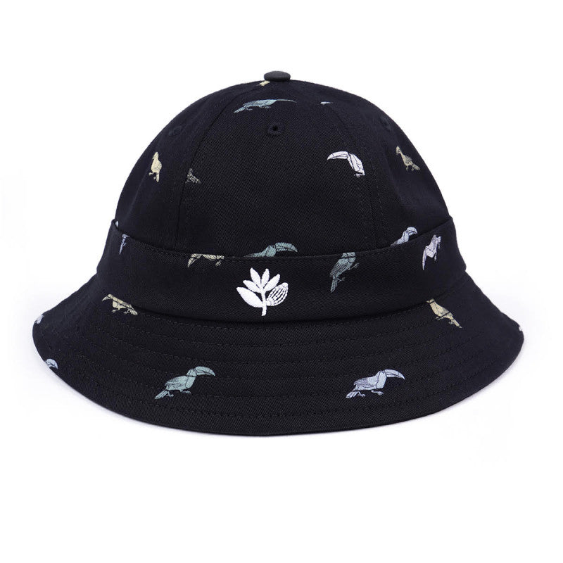 MAGENTA CAP - FLOCK BUCKET HAT - The Drive Skateshop