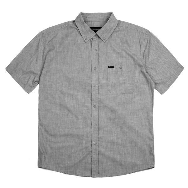 CENTRAL S/S WVN - HEATHER GREY - The Drive Skateshop