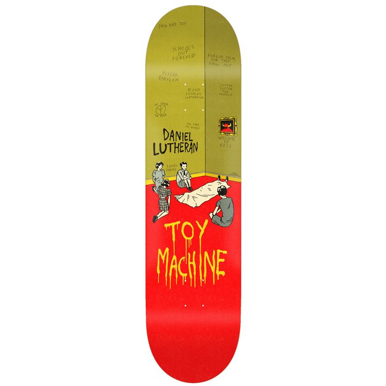 TOY MACHINE DECK - DANIEL LUTHERAN PSYCHO BABYLON (8.5") - The Drive Skateshop