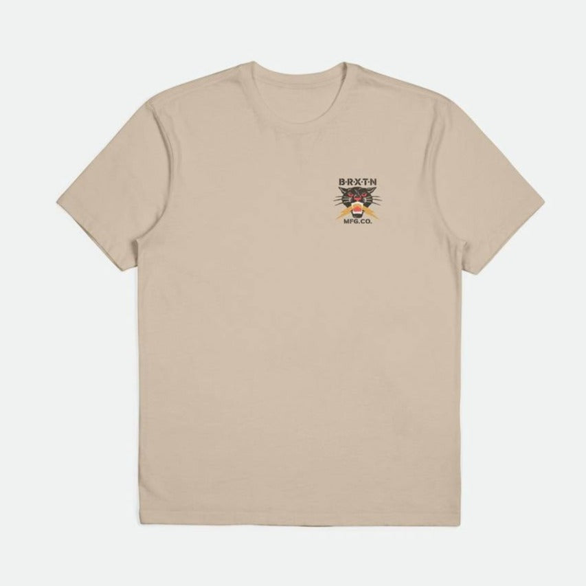 BRIXTON SPARKS TEE SMOKE GREY 