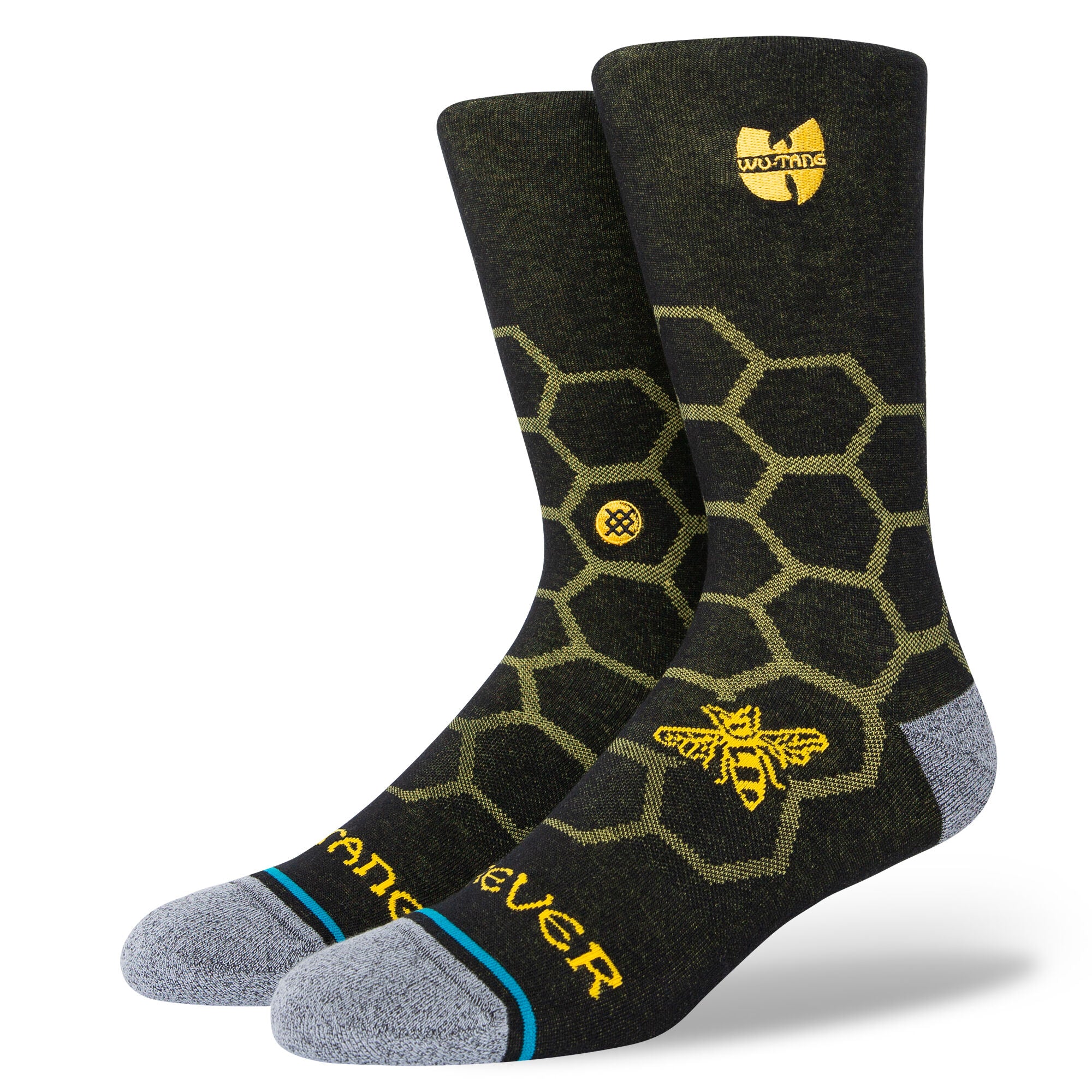 STANCE SOCKS - WU TANG HIVE CREW BLACK - The Drive Skateshop