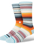 STANCE SOCKS CURREN CREW LIGHT BLUE