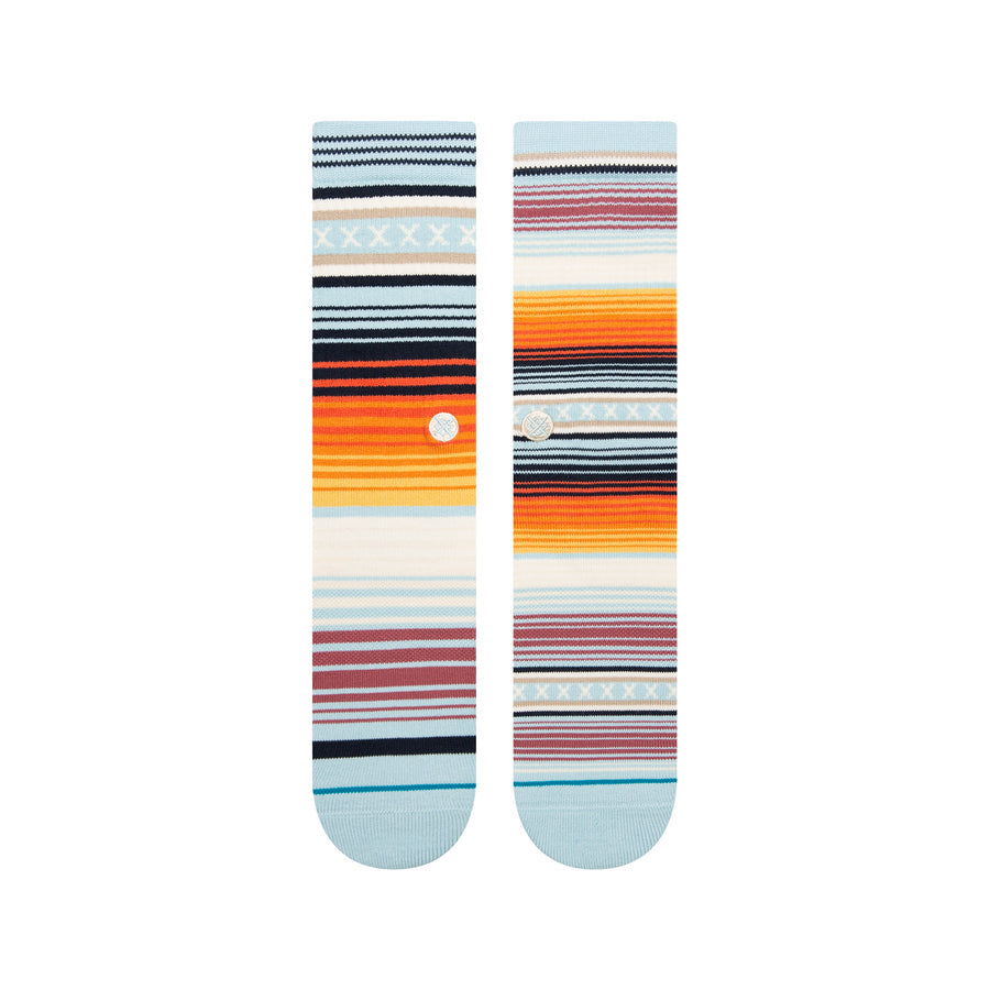 STANCE SOCKS CURREN CREW LIGHT BLUE