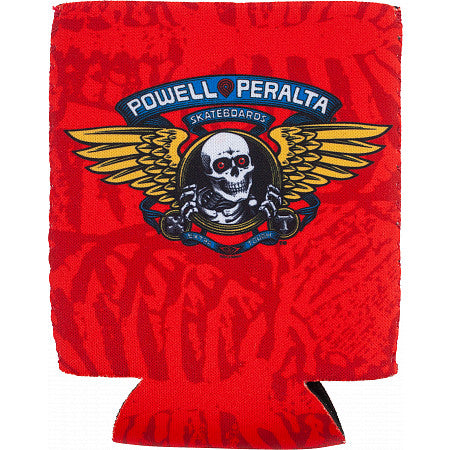 POWELL PERALTA KOOZIE - WINGED RIPPER RED - The Drive Skateshop