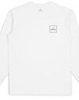 BRIXTON ALPHA BLOCK LONG SLEEVE T-SHIRT WHITE - The Drive Skateshop