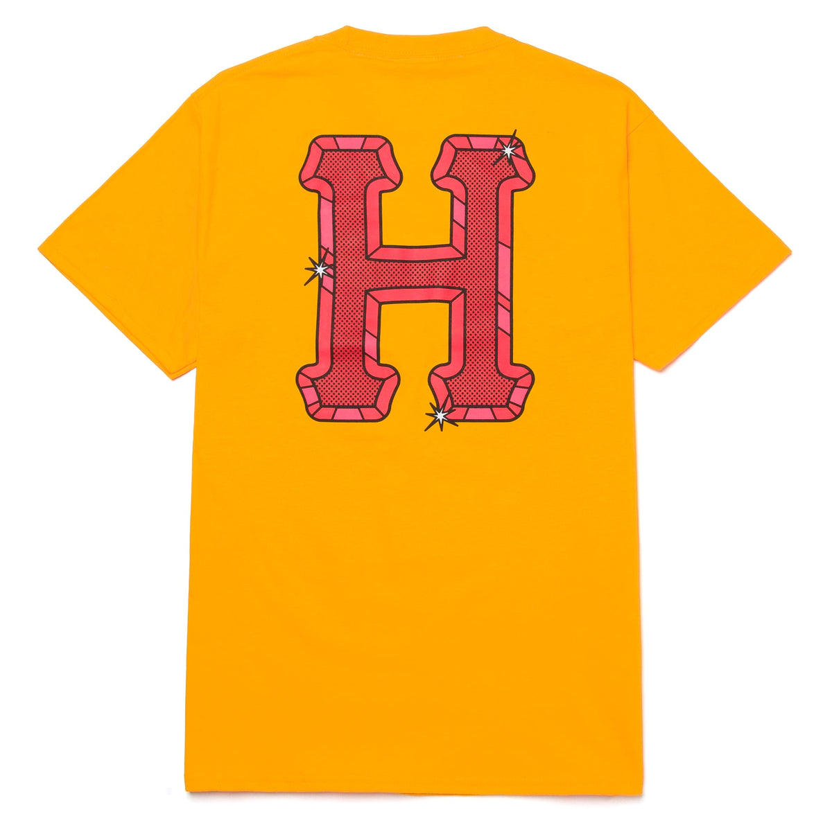 HUF T-SHIRT - AMAZING H GOLD - The Drive Skateshop