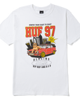 HUF BLAZING JAMS TEE WHITE
