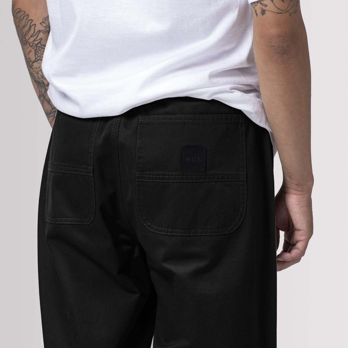 HUF BOYD PANT BLACK - The Drive Skateshop
