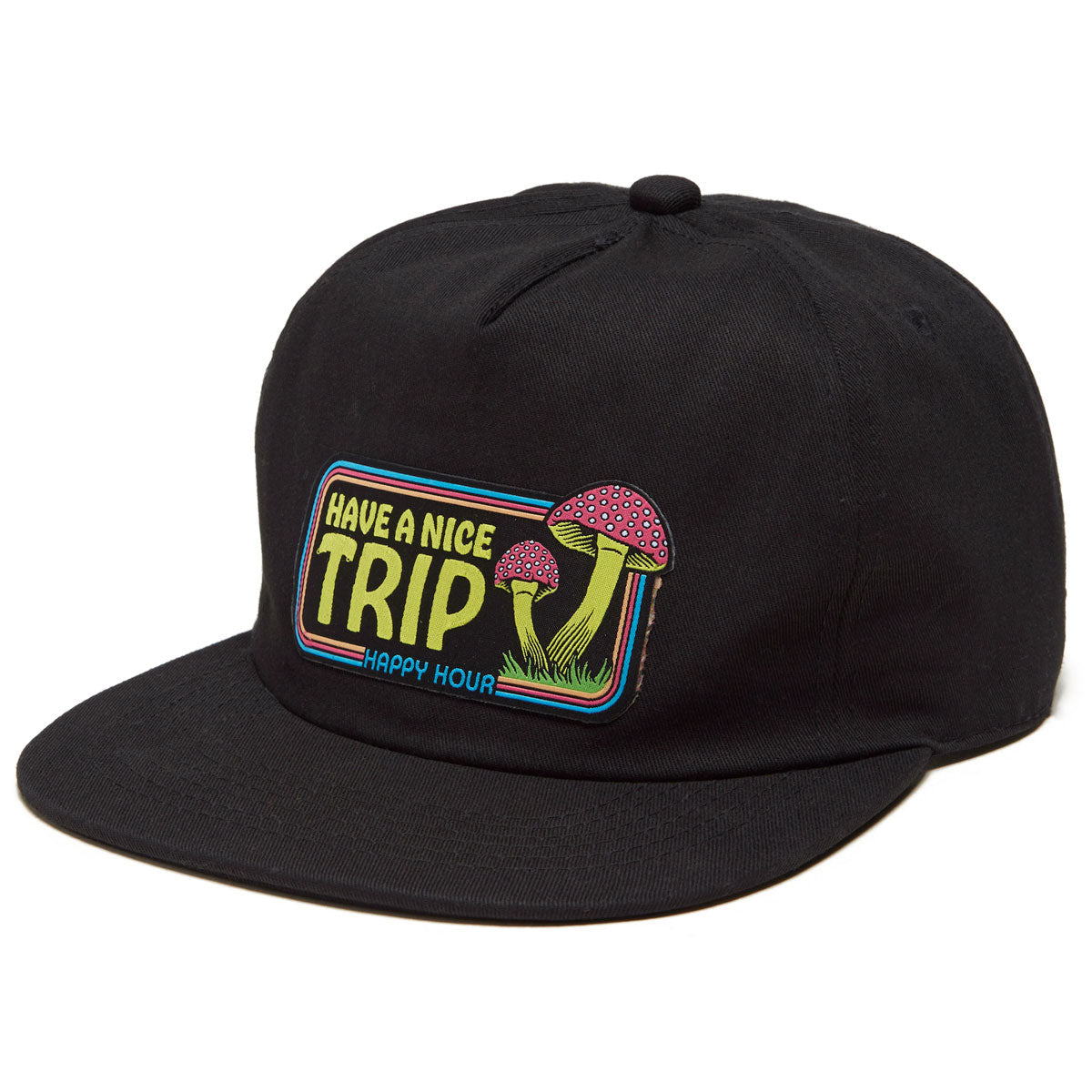 HAPPY HOUR SNAPBACK HAVE A NICE TRIP BLACK - The Drive Skateshop