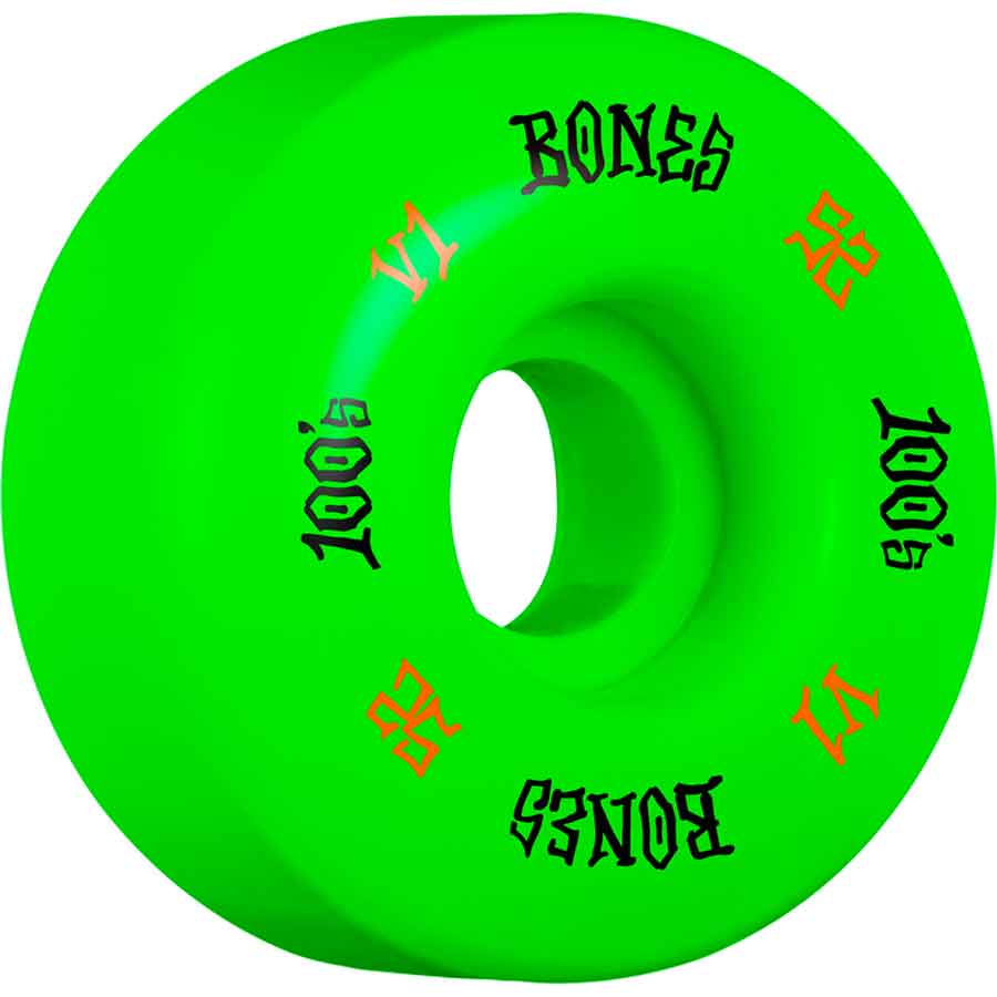 BONES WHEELS - 100&#39;S OG FORMULA GREEN 100A (52MM) - The Drive Skateshop