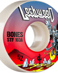 BONES STF WHEELS LOCKWOOD METAL V3 SLIMS 103A (52MM/54MM) - The Drive Skateshop