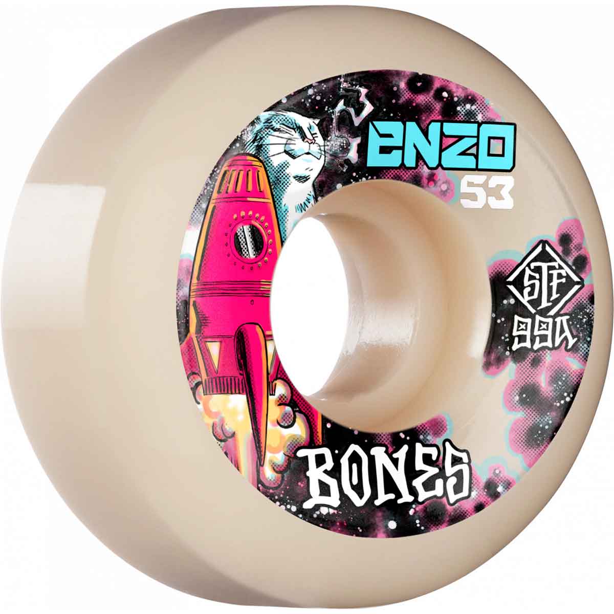BONES WHEELS - CAUTELA BEERUS THE CAT 99A V5 SIDECUT (53MM)