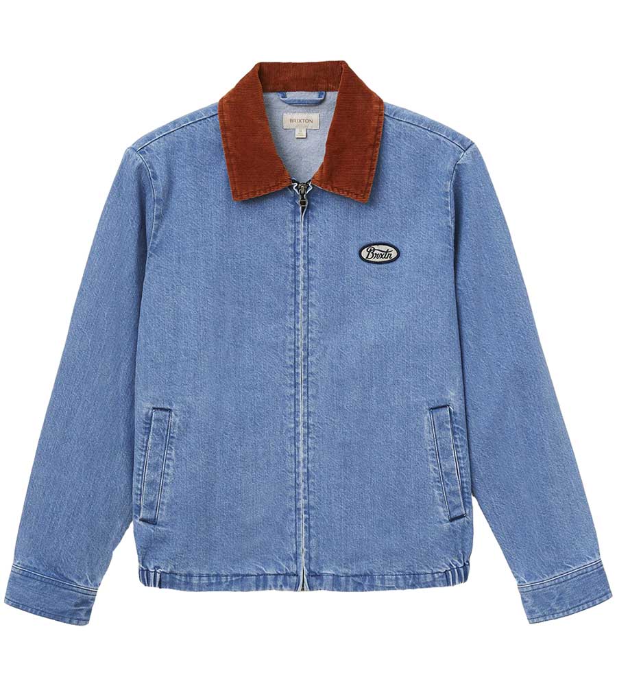 BRIXTON WOMENS UTOPIA JACKET 70&#39;S BLUE