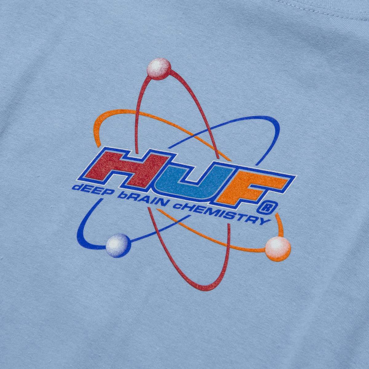 HUF T-SHIRT CHEMISTRY LIGHT BLUE - The Drive Skateshop