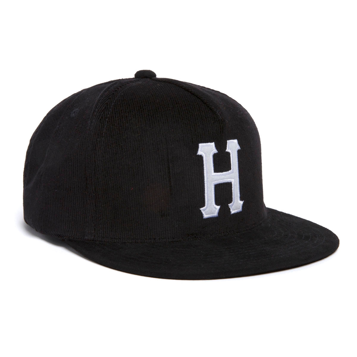 HUF CORDUROY CLASSIC H SNAPBACK BLACK