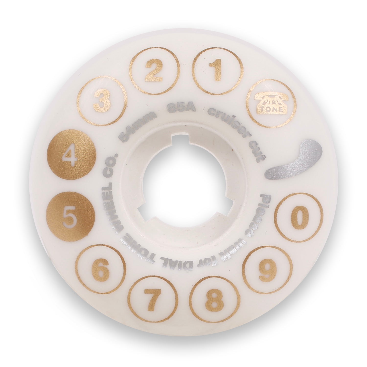DIAL TONE WHEELS - ROTARY CRUISER ROUND CUT 85A (54MM) - The Drive Skateshop