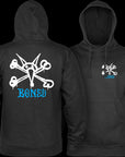 POWELL PERALTA RAT BONES HOODY BLACK