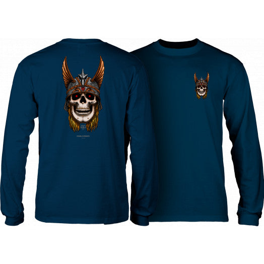 POWELL-PERALTA ANDY ANDERSON LONGSLEEVE T-SHIRT NAVY - The Drive Skateshop