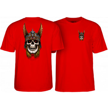 POWELL PERALTA S/S T-SHIRT - ANDERSON SKULL RED - The Drive Skateshop