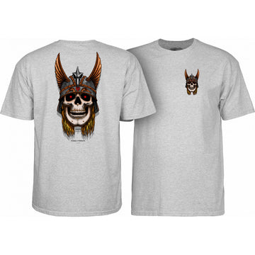 POWELL PERALTA S/S T-SHIRT - ANDERSON SKULL ATHLETIC HEATHER - The Drive Skateshop