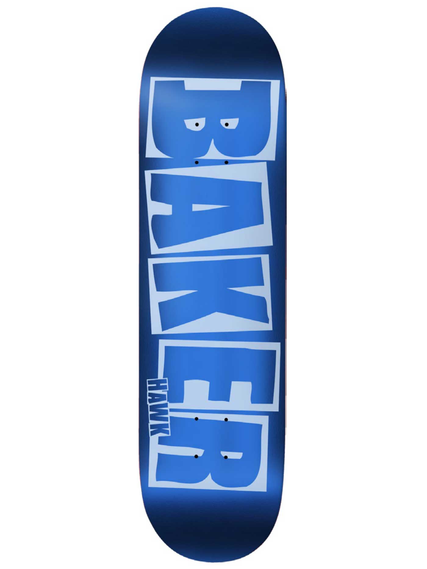 BAKER DECK - HAWK BRAND LOGO BLUE FOIL B2 (8.5")
