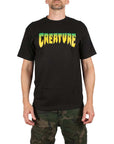 CREATURE T-SHIRT CREATURE LOGO BLACK - The Drive Skateshop