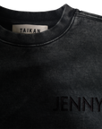 JENNY X TAIKAN CREWNECK VINTAGE BLACK