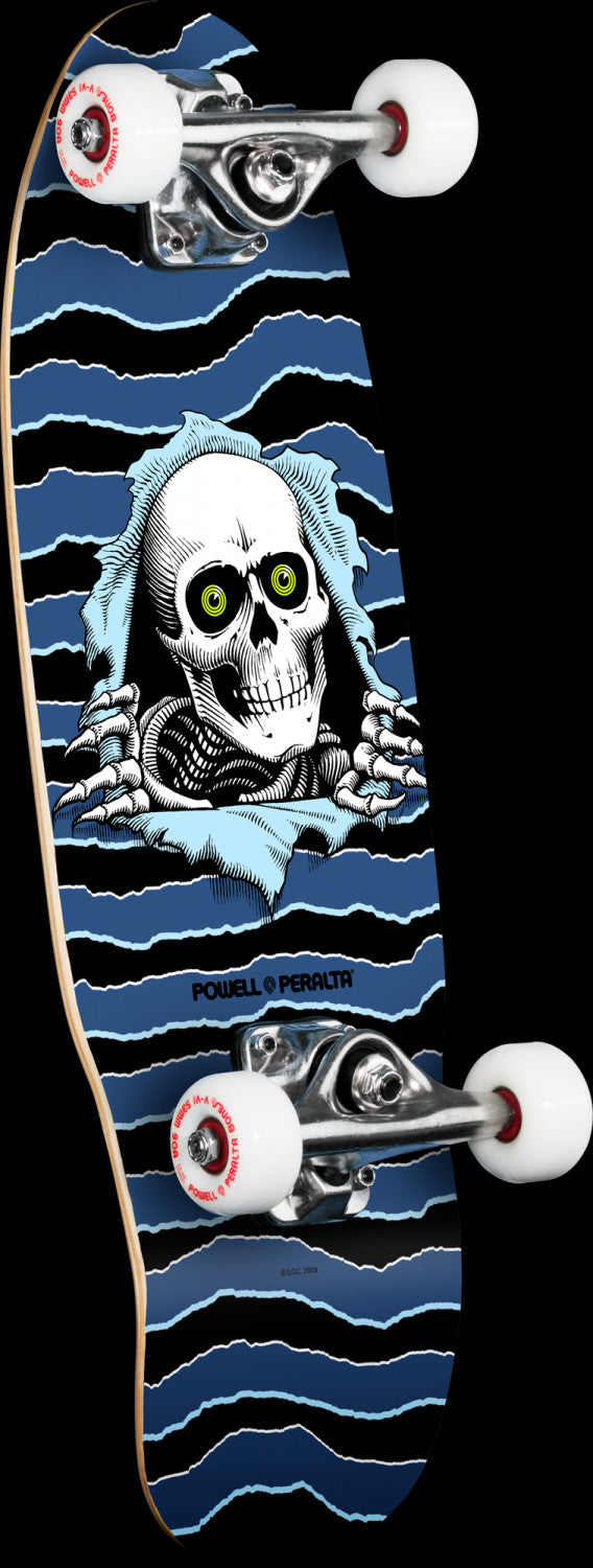 POWELL PERALTA MICRO MINI RIPPER COMPLETE NATURAL BLUE