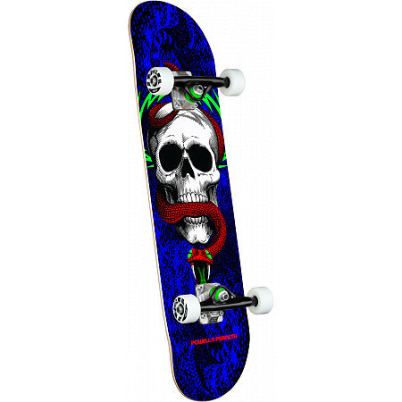 POWELL-PERALTA SKULL AND SNAKE ONE OFF ROYAL BLUE COMPLETE (7.75