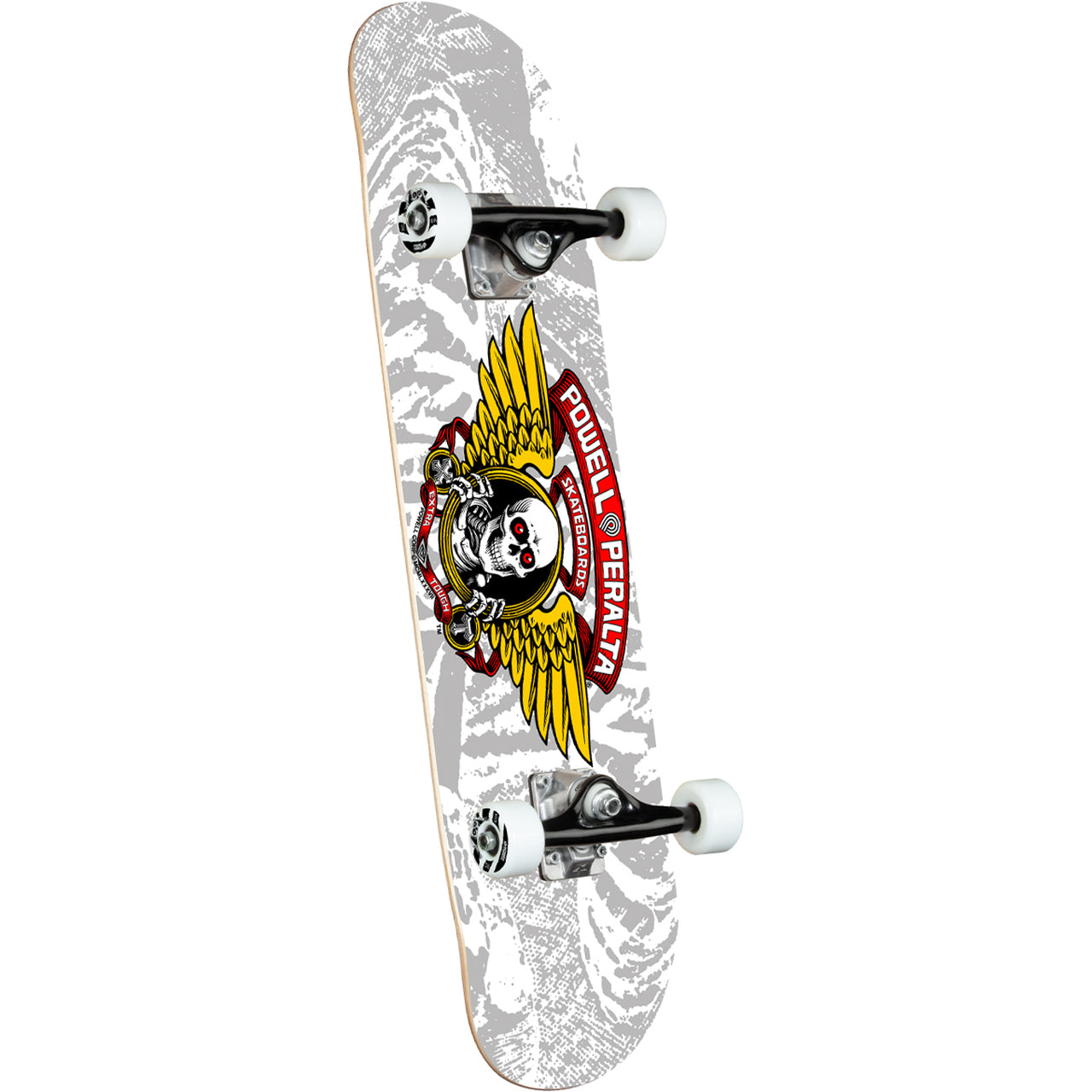 POWELL-PERALTA COMPLETE - WINGED RIPPER GRAPHIC SILVER (8&quot;) - The Drive Skateshop