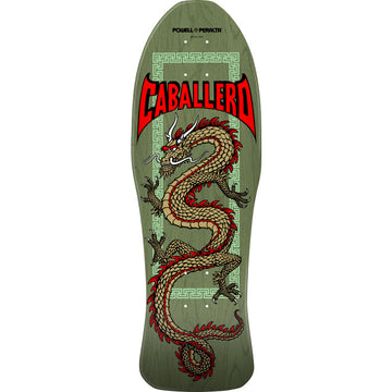 POWELL PERALTA RE-ISSUE DECK CAB CHINESE DRAGON 21 SAGE GREEN (10
