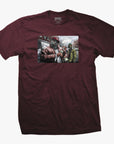 DGK T SHIRT - IN THE BRICKS - BURGANDY