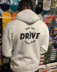 THE DRIVE SKATE SHOP LOGO HOOD ASH/BLACK - The Drive Skateshop
