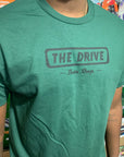 THE DRIVE SKATE SHOP LOGO BAR T-SHIRT FOREST GREEN/BLACK - The Drive Skateshop