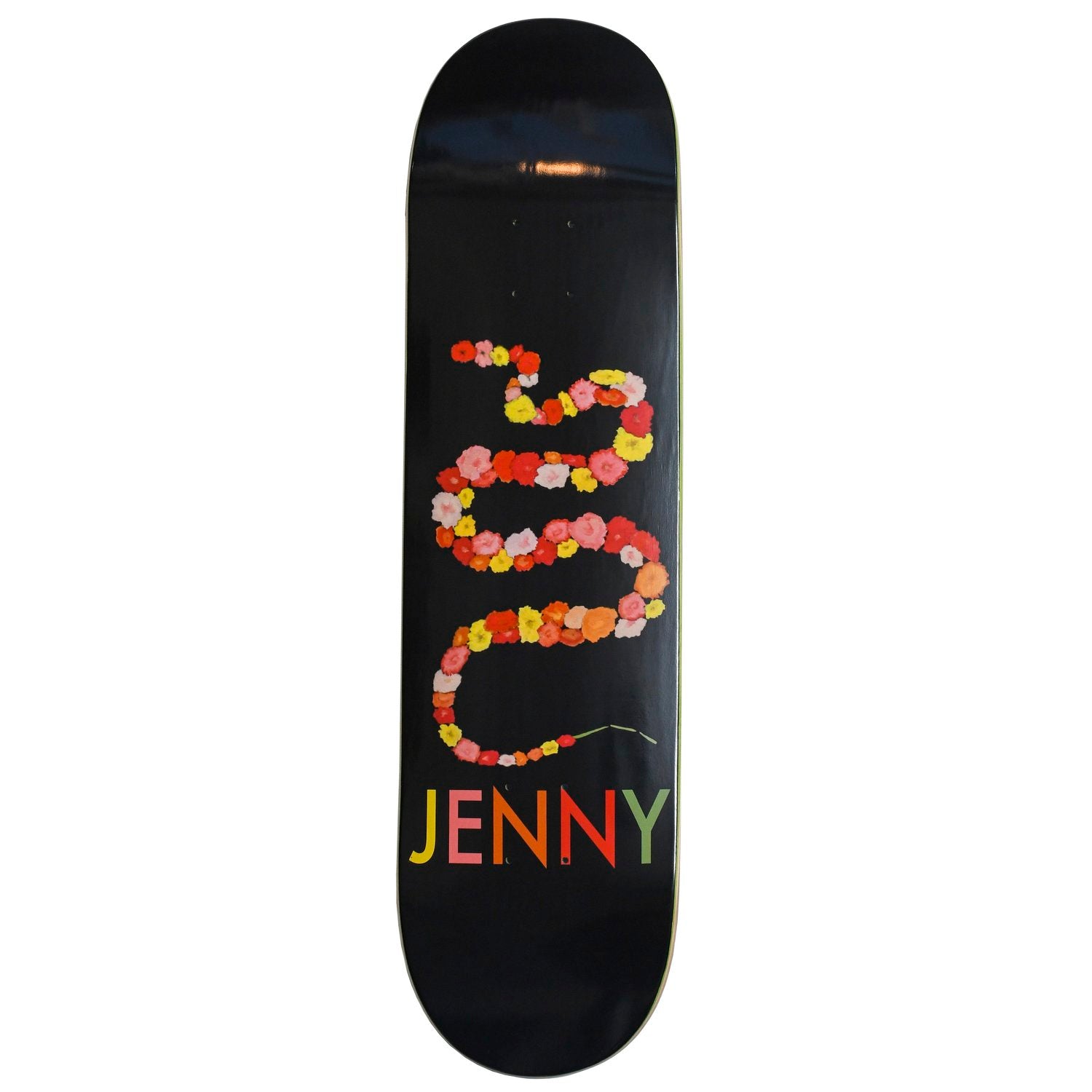 JENNY DECK FLOWER SNEK BLACK (8.25"/8.46")
