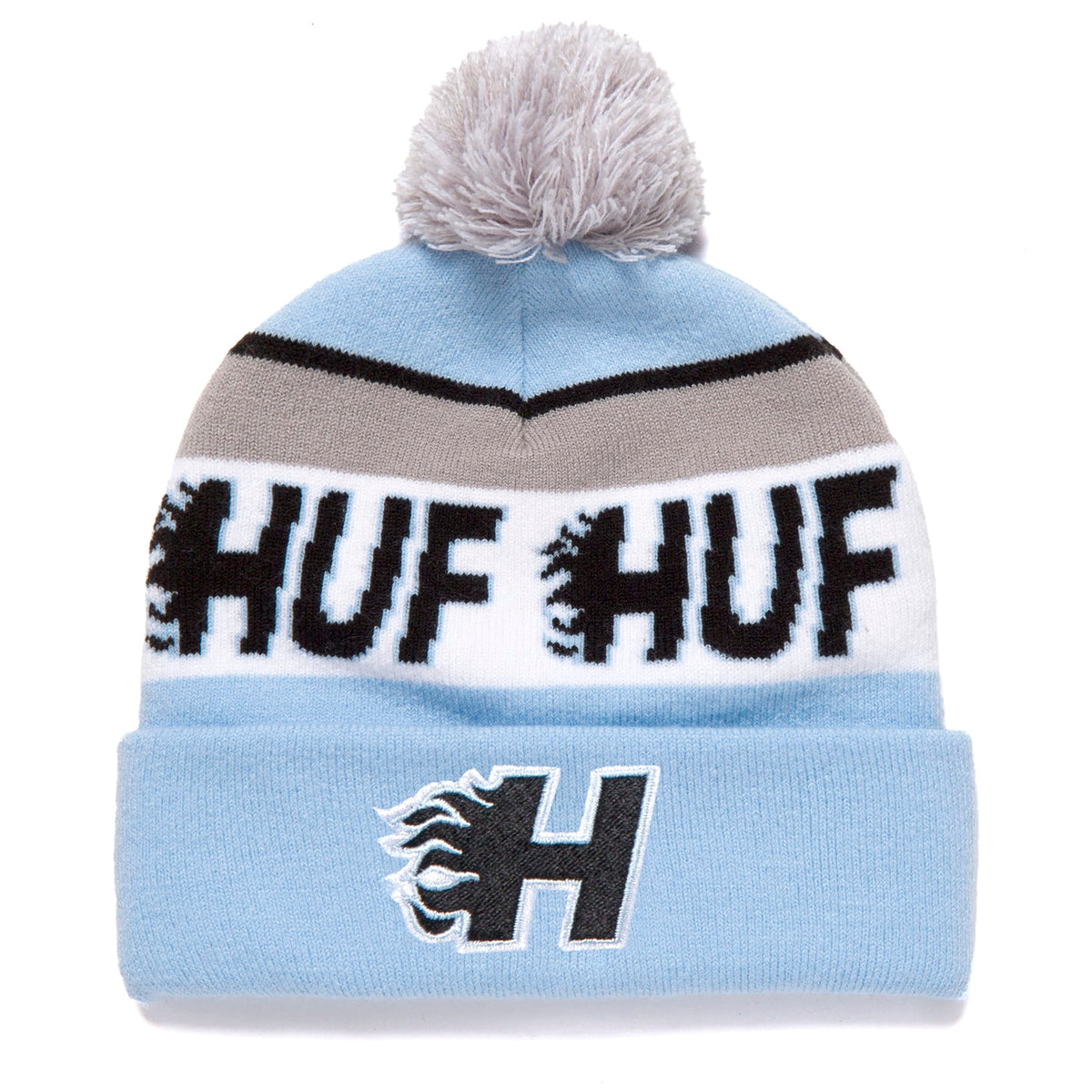 HUF ENFORCER POM BEANIE - LIGHT BLUE - The Drive Skateshop