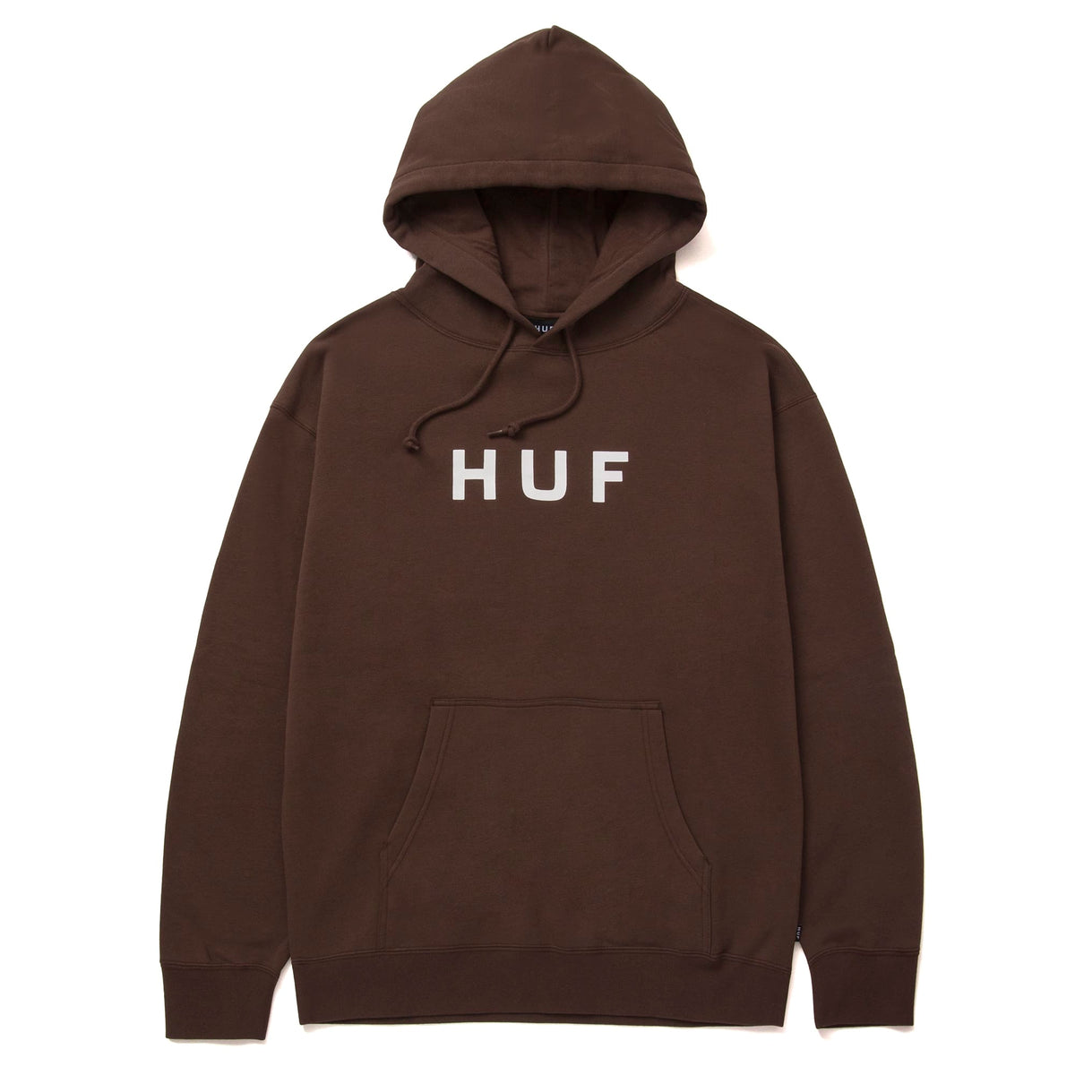 HUF ESSENTIALS OG LOGO PULLOVER HOOD CHOCOLATE