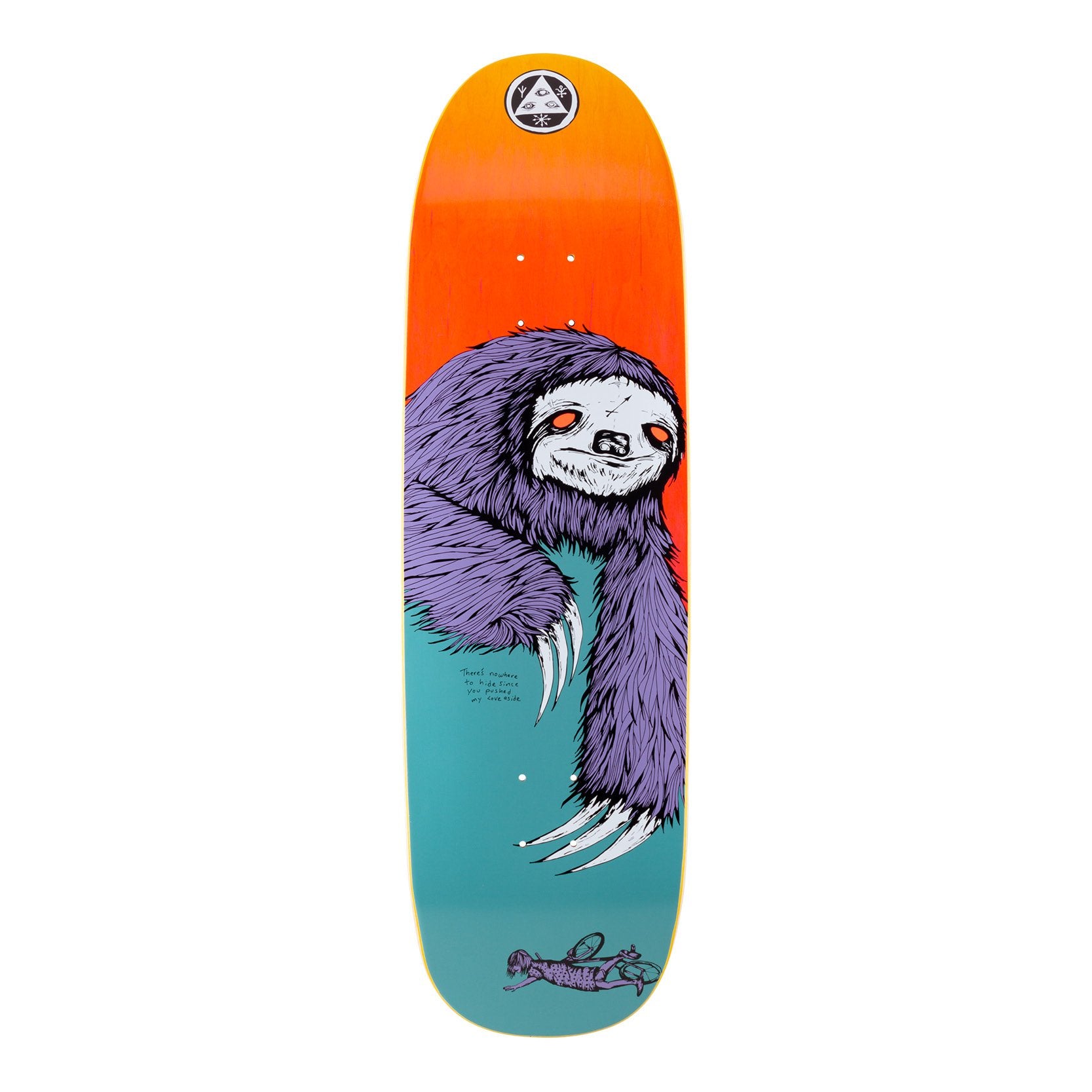 WELCOME DECK - SLOTH ON BOLINE (9.25") - The Drive Skateshop