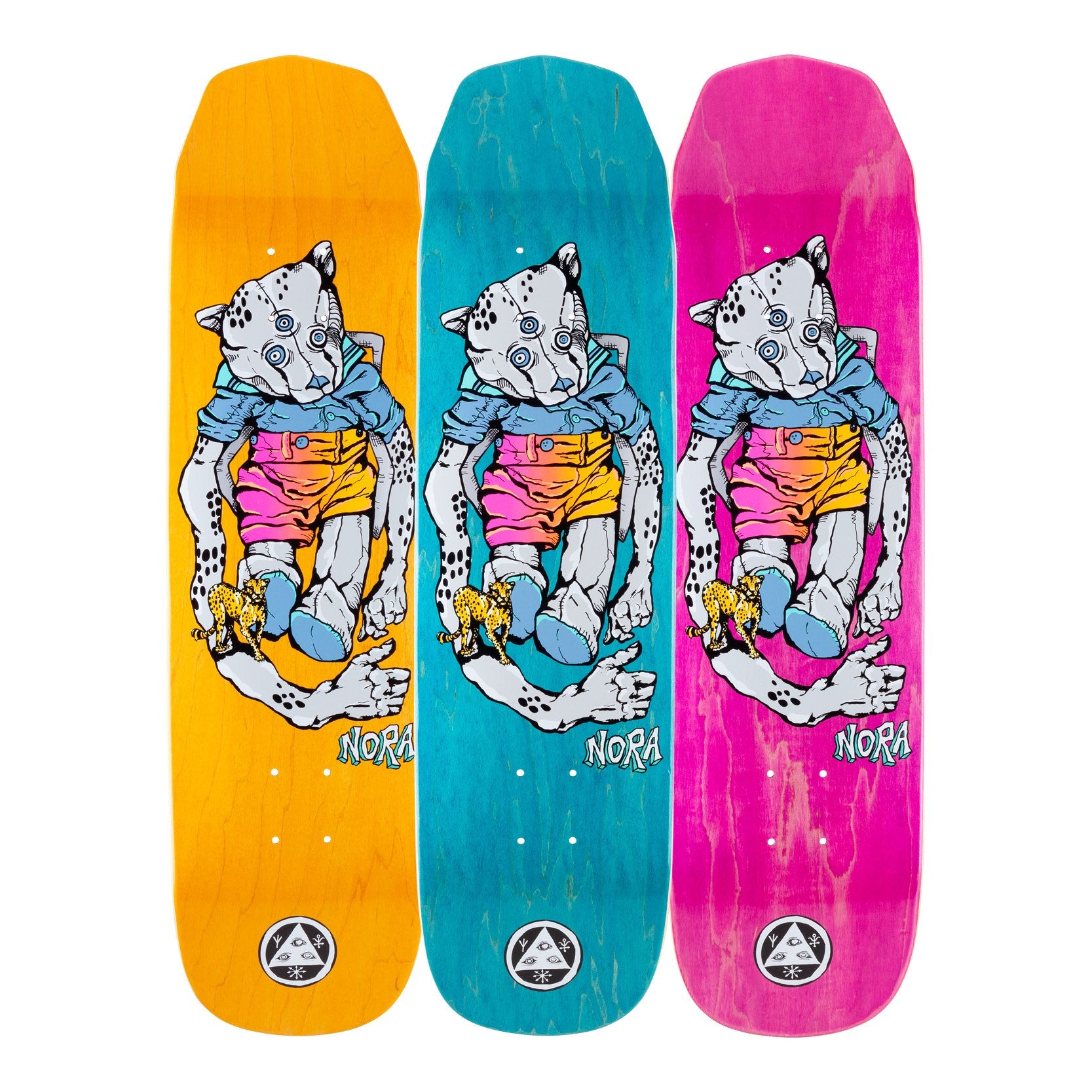 WELCOME DECK - NORA VANCONCELLOS TEDDY ON WICKED PRINCESS (8.125") - The Drive Skateshop