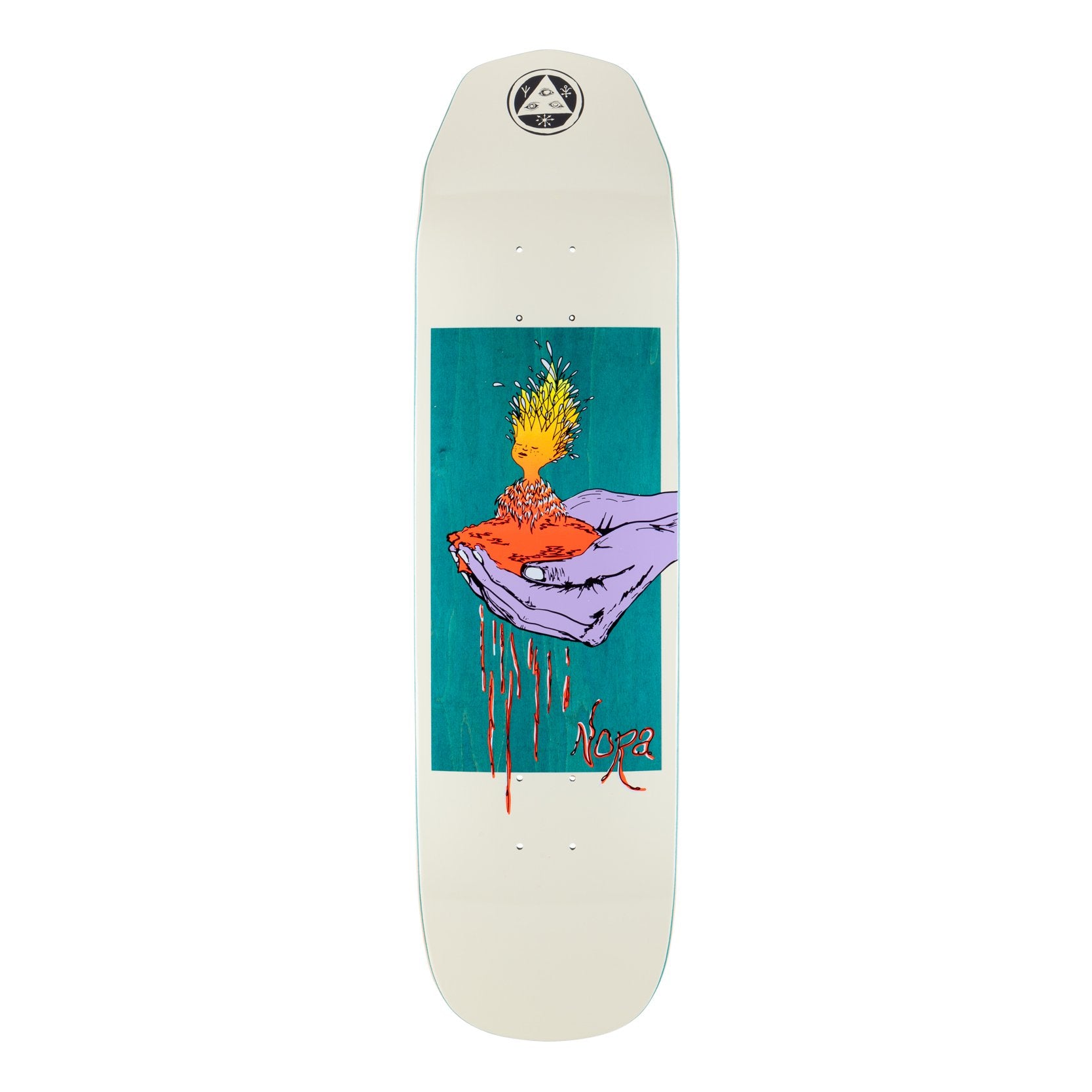 WELCOME DECK - NORA VASCONCELLOS SOIL ON WICKED PRINCESS - BONE (8.27&quot;) - The Drive Skateshop