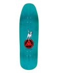 WELCOME DECK - CHRIS MILLER LIZARD ON GAIA TEAL STAIN (9.6") - The Drive Skateshop