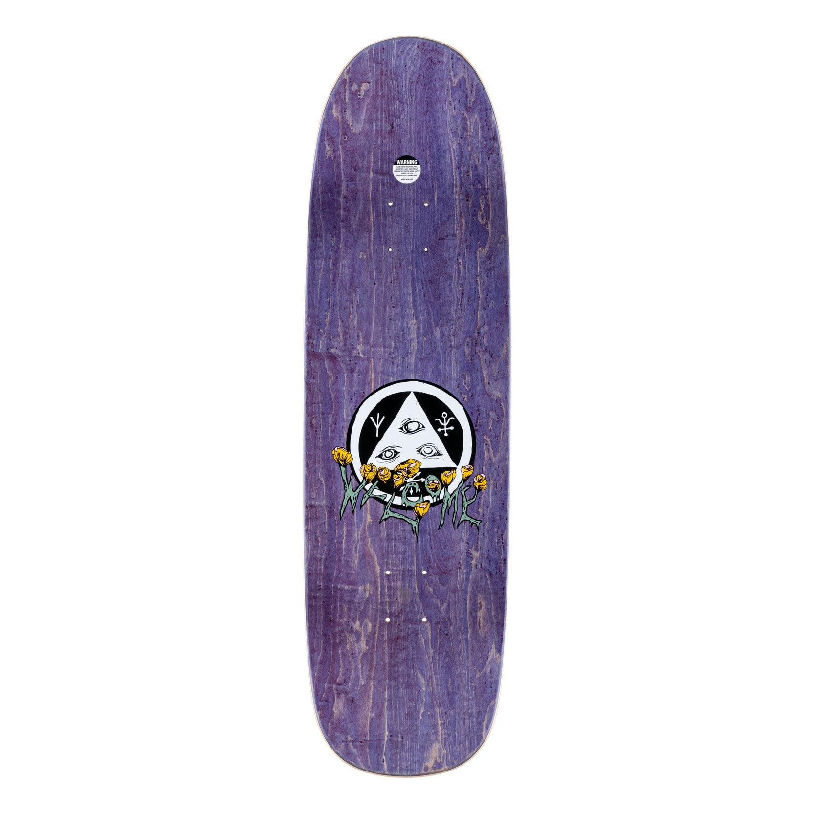 WELCOME DECK - ZOMBIE LOVE ON BOLINE BLACK (9.25&quot;) - The Drive Skateshop