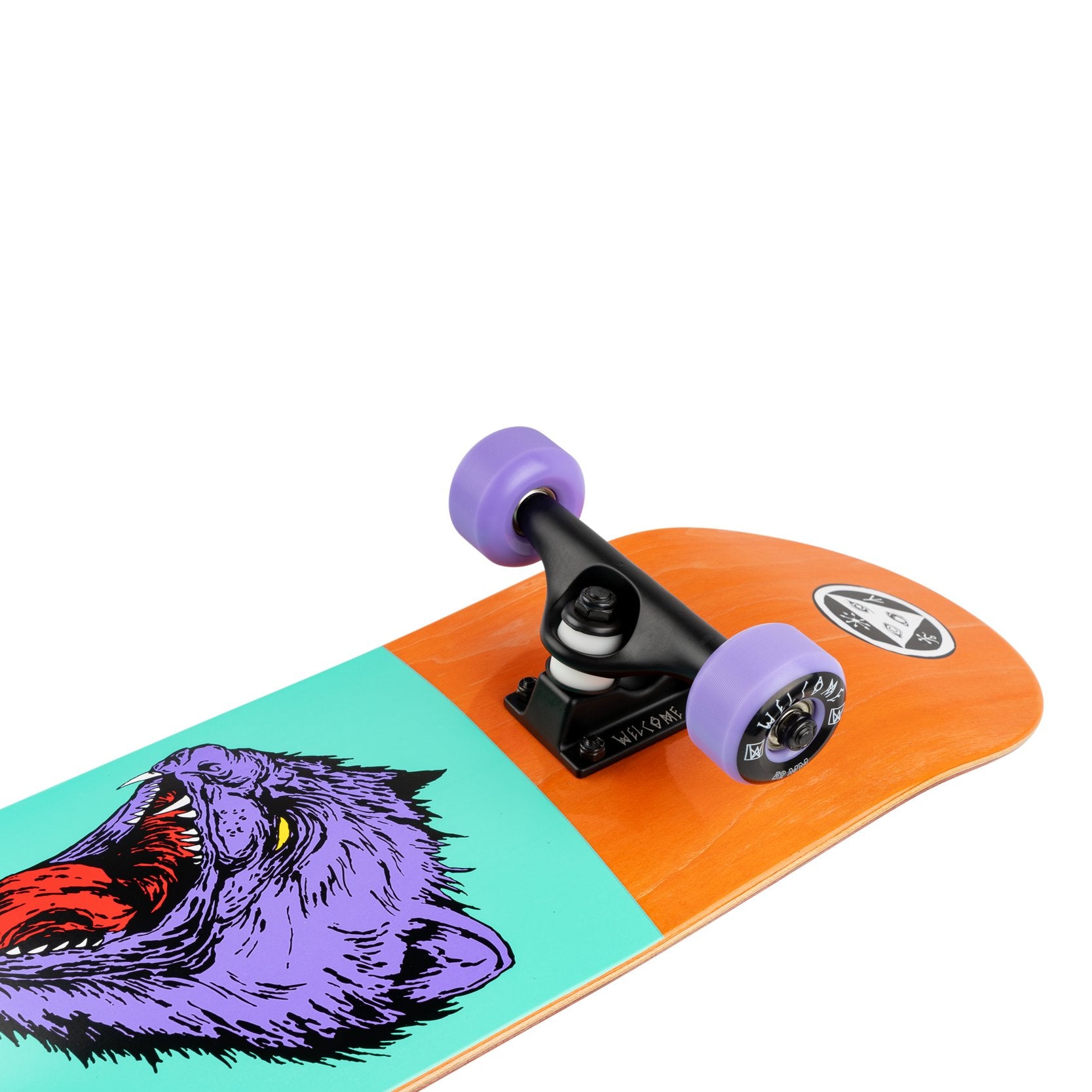 WELCOME COMPLETE - TASMANIAN ANGEL ORANGE STAIN (7.75&quot;) - The Drive Skateshop