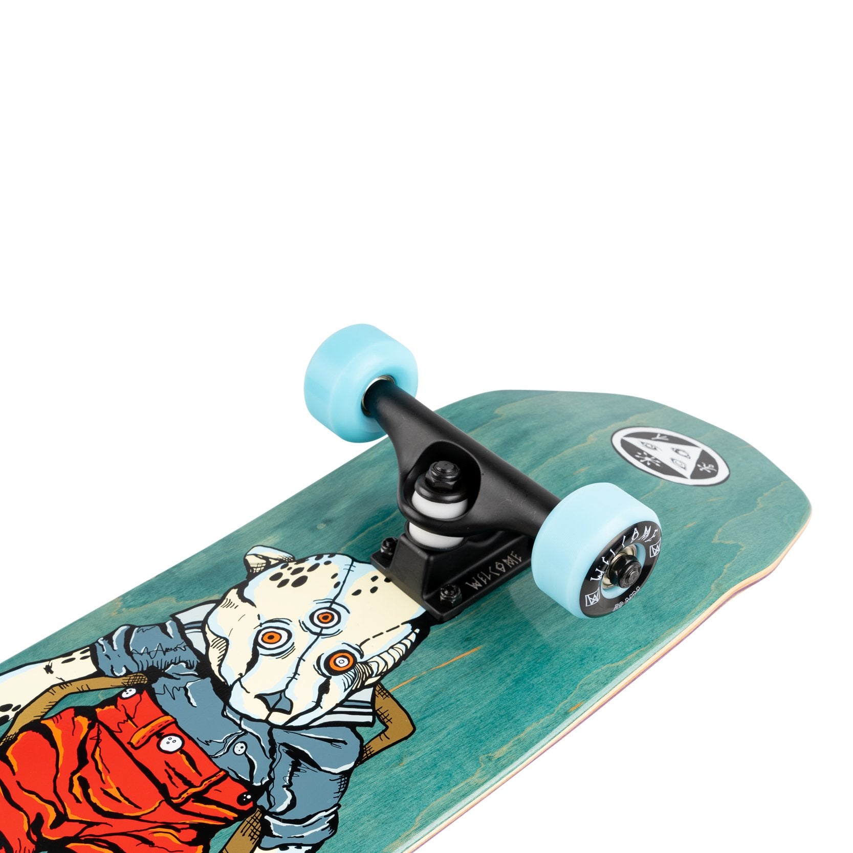 WELCOME COMPLETE - NORA &quot;TEDDY&quot; TEAL STAIN (7.75&quot;) - The Drive Skateshop
