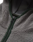 HUF FORT POINT SHERPA JACKET - STEEL GREY