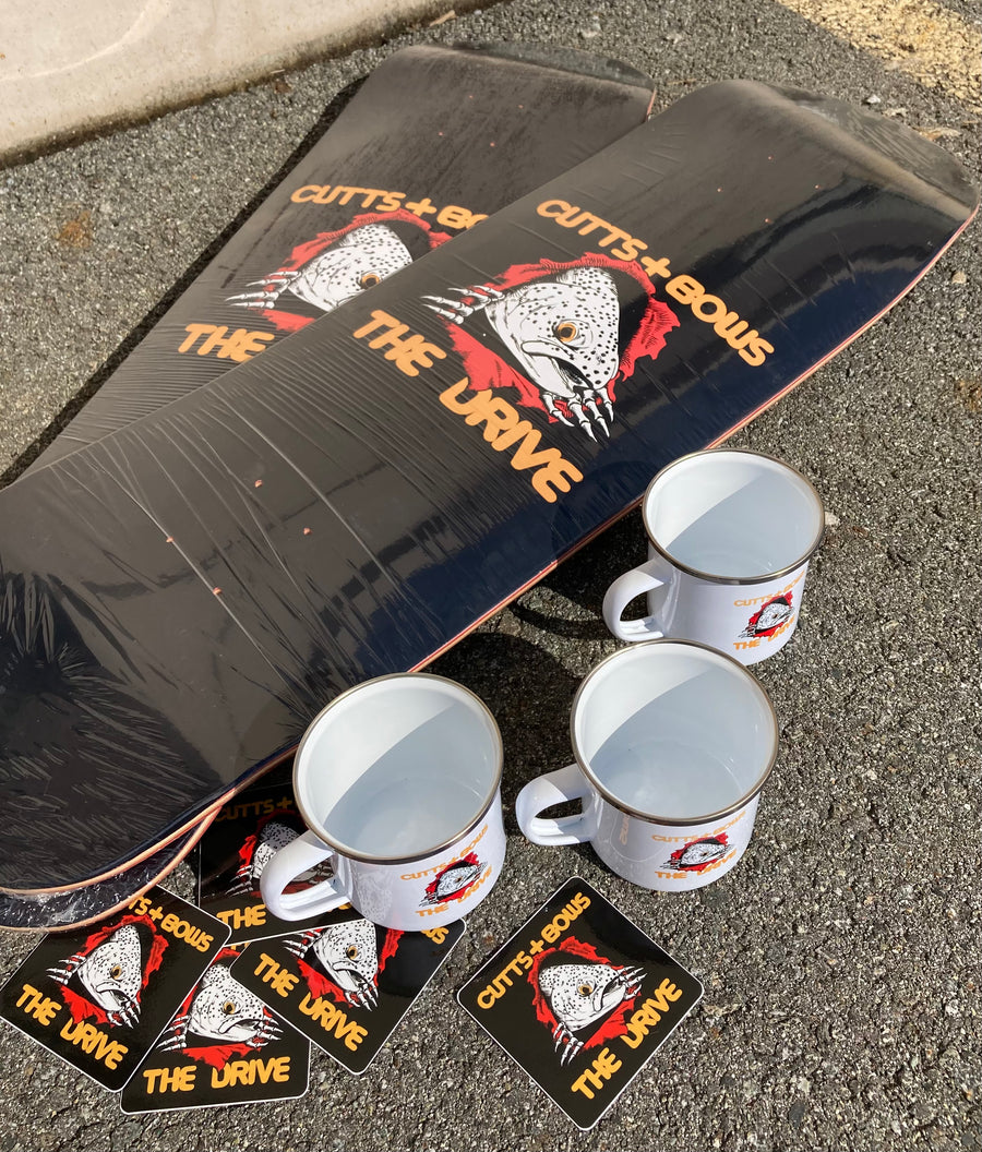 CUTTS AND BOWS X THE DRIVE - TROUT RIPPER MUG - The Drive Skateshop